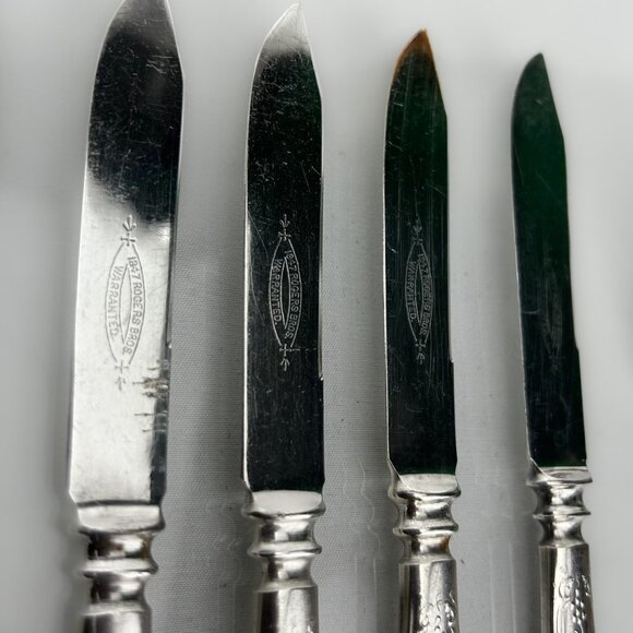 VINTAGE Silverware 9-pc | Collectible Serving Pieces | WM. Rogers - Picture 8 of 10